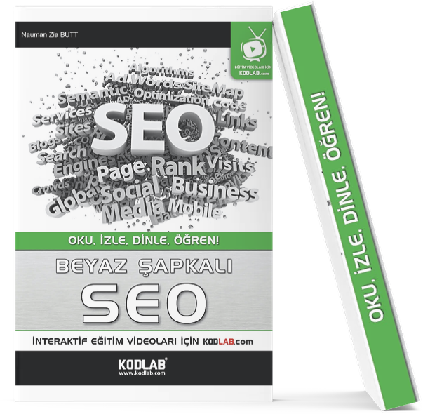 beyaz şapkalı SEO kitabı